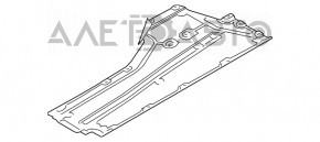 Защита днища правая BMW 5 G30 17-23 новый OEM оригинал