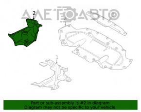 Protecție bara spate dreapta BMW 5 G30 17-23