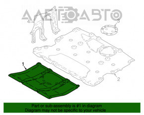 Protecția motorului față pentru BMW X3 G01 18-21, nou, original OEM