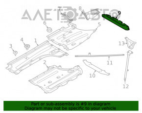 Защита заднего бампера BMW X3 G01 18-21