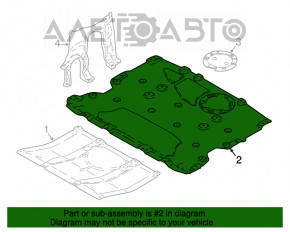 Protecție motor spate BMW X3 G01 18-21