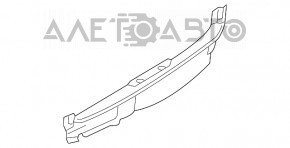 Garnitura capota-apa dreapta BMW X1 F48 16-22 nou original OEM