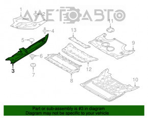 Garnitură aripă capotă - aripă stânga BMW 5 G30 17-23 nou OEM original