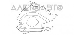 Capota de blocare a capotei stângi BMW X3 G01 18-21