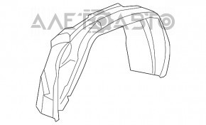 Bara de protecție față stânga Jeep Compass 11-16, nou, neoriginal