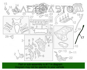 Sonda de ulei Dodge Grand Caravan 11-20