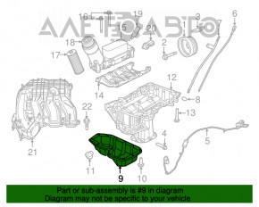 Поддон масляный Dodge Challenger 11- 3.6 ERB