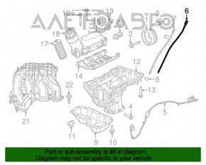 Sonda de ulei Dodge Challenger 11- 3.6 ERB