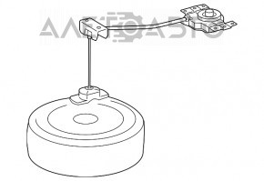 Mecanismul de prindere a roții de rezervă pentru Toyota Highlander 01-07 este ruginit