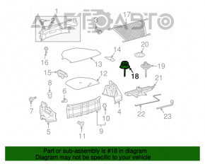 Suport roată de rezervă Toyota Camry v30 02-06 2.4