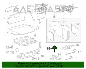 Suport roată de rezervă pentru Toyota Camry v50 12-14 SUA