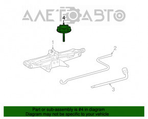 Suport roată de rezervă Lexus RX350 RX450h 10-15