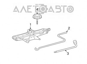 Suport roată de rezervă Lexus RX350 RX450h 10-15