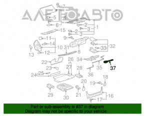 Буксировочный крюк Lexus ES300h ES350 13-18