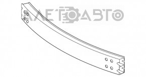 Amplificatorul de bara fata Toyota Highlander 20- superior nou neoriginal.