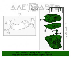 Corpul filtrului de aer Dodge Challenger 11- 5.7