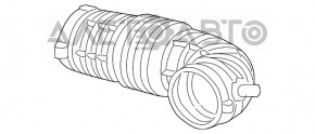 Conducta de aer de la filtru pentru Dodge Challenger 11- 5.7 tip2, cu colector de gunoi