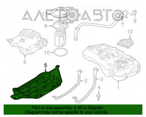 Protecție pentru podea dreapta Jeep Compass 17- Trailhawk