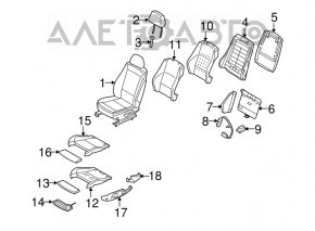 Водительское сидение BMW 335i e92 07-13