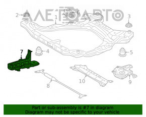 Prolungatorul de bara fata stanga Toyota Camry v70 18- nou OEM original