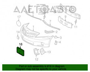 Grila frontala pentru Toyota Camry v40 10-11