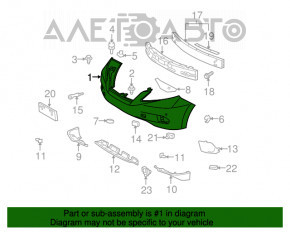 Bara fata goala Lexus RX350 10-12, fara spalator de faruri.