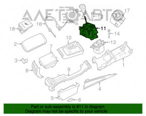 Шифтер АКПП Dodge Durango 11-13 6 ст