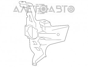 Suportul drept pentru farul de ceață Lexus RX350 RX450h 13-15 restilizat F-sport.