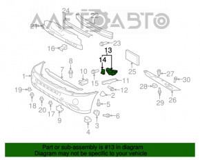 Suport far dreapta pentru Lexus RX300 RX330 RX350 RX400h 04-09