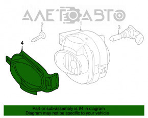 Cadru far stanga pentru Lexus ES350 07-12, nou, original OEM