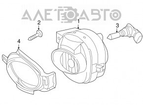 Cadru far stanga pentru Lexus ES350 07-12, nou, original OEM