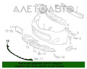 Buza bara fata Toyota Avalon 13-15 pre-restilizare noua originala OEM