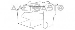 Suport faruri dreapta jos Lexus RX350 RX450 10-12 nou OEM original