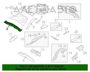 Кронштейн подушки кпп передний Subaru Forester 14-18 SJ 2.0