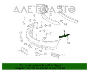 Крепление переднего бампера левое Toyota Avalon 05-12 новый OEM оригинал