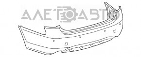 Bara spate goală Lexus GS300 GS350 GS430 GS450h 06-07 cu senzori de parcare.