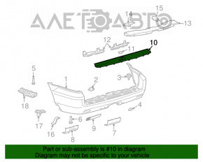 Capac portbagaj pentru Lexus GX470 03-09 gri.