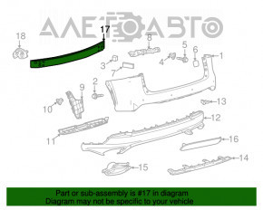 Amplificatorul de bara spate pentru Lexus NX200t NX300 NX300h 15-21