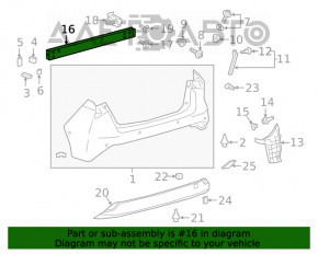 Amplificatorul de bara spate Toyota Prius 50 16-