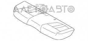 Задний ряд сидений 2 ряд BMW 7 G11 G12 16-22 кожа бежевая elfenbein-weiss, Komfort