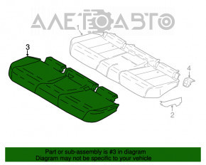 Rândul din spate al scaunelor, al doilea rând BMW X3 G01 18-21, piele ecologică bej