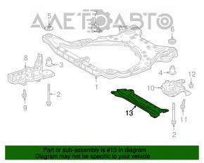 Bara de protecție a subramei față Toyota Camry v70 18-