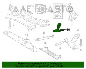 Capacul de protecție a roții din față stânga pentru Lexus NX200t NX300 15-21