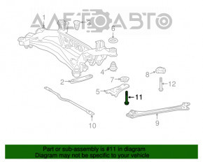 Болт крепления заднего подрамника 6шт Lexus GS350 GS430 GS450h 06-11