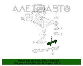 Capacul de la bara spate dreapta pentru Lexus IS 06-13