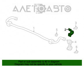 Suportul de fixare a stabilizatorului spate stânga pentru Honda CRV 17-22 FWD