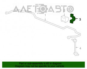 Suportul de fixare a stabilizatorului spate dreapta pentru Honda CRV 17-22 AWD