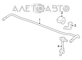 Тяга стабилизатора задняя левая Honda CRV 12-16 новый OEM оригинал