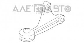 Suportul diferențialului frontal stânga Toyota Sequoia 08-16 AWD