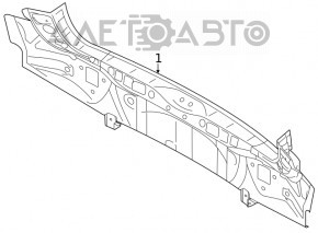 Panoul din spate al Subaru Outback 20- argintiu